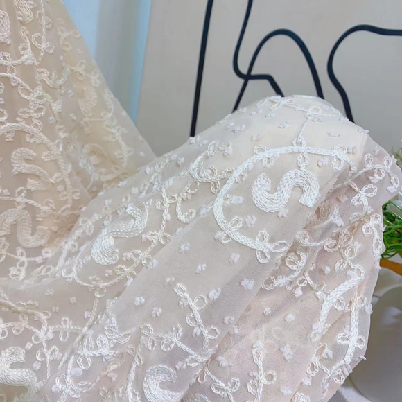 Last one!!! Beige Lace Slip Max Dress - Picture 7 of 8